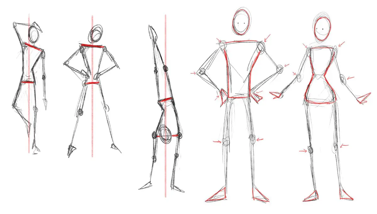 Dessiner l'anatomie de personnage et ses positions - Le Mangakoaching