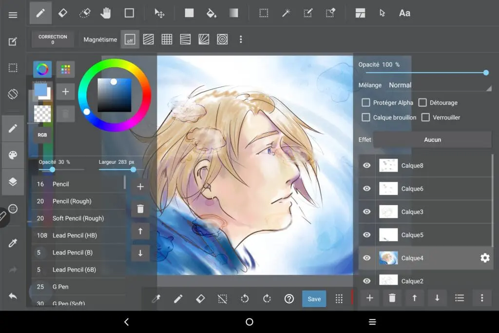 Test du logiciel de dessin gratuit Médibang