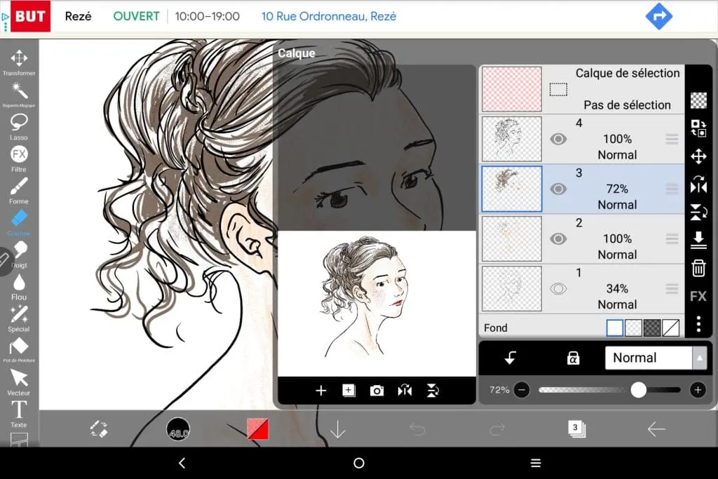 Test du logiciel de dessin gratuit Ibis Paint