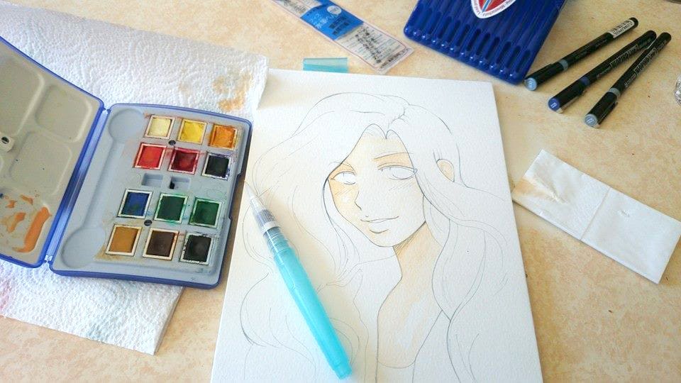 kuru dessin manga aquarelle 4