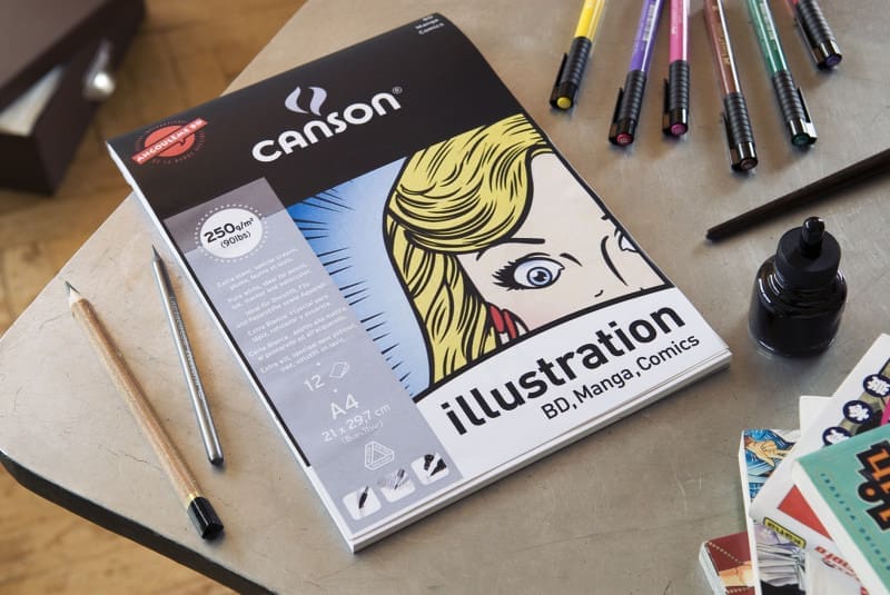 Canson Bloc Carnet Dessin Croquis A4 XL 120 Feuilles 90g Extra Blanc,Grain  léger à prix pas cher