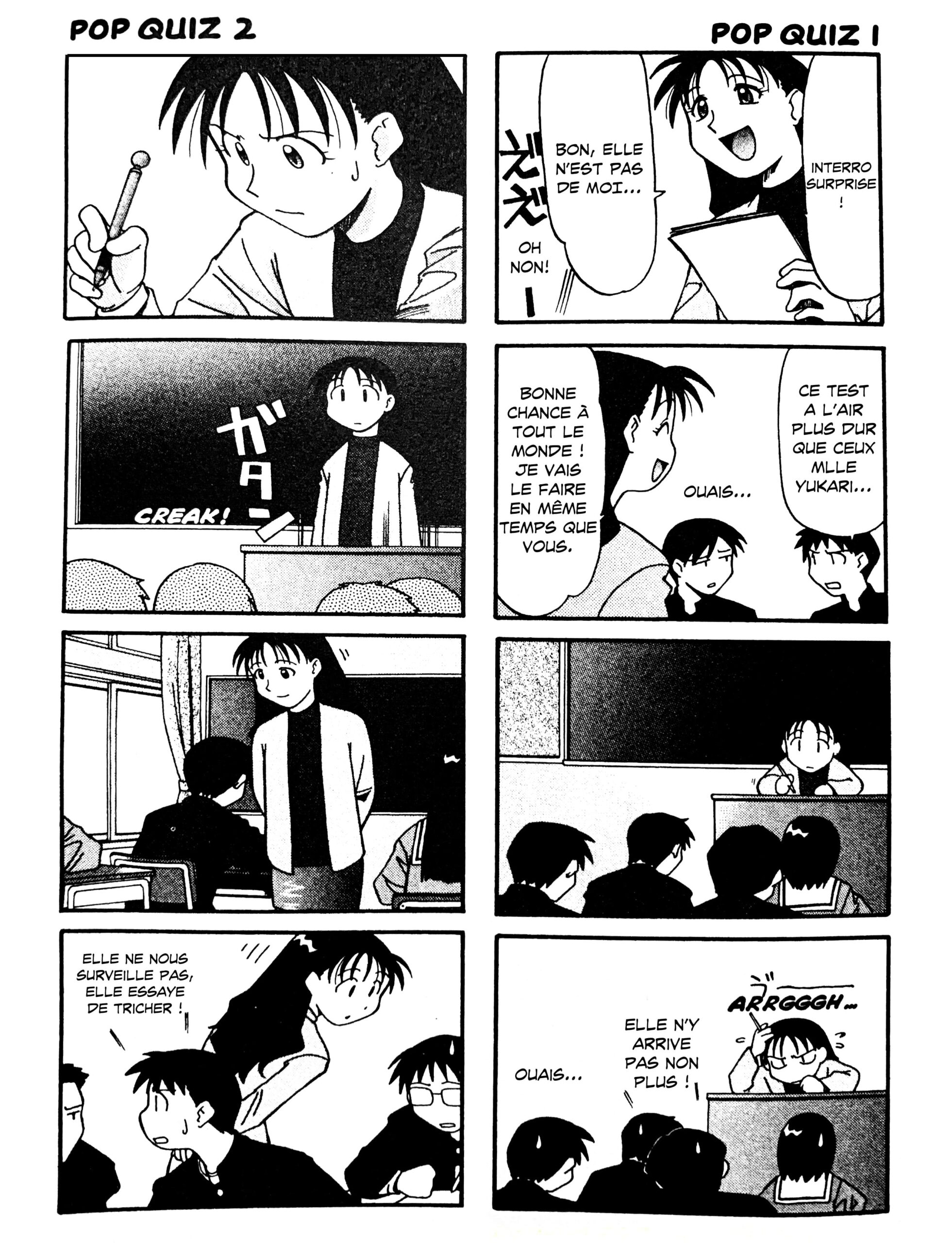 Exemple de yonkoma avec Azu Manga Daioh