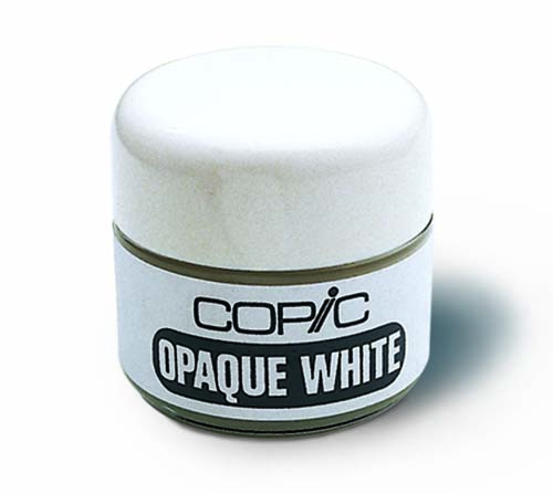 encre blanche copic