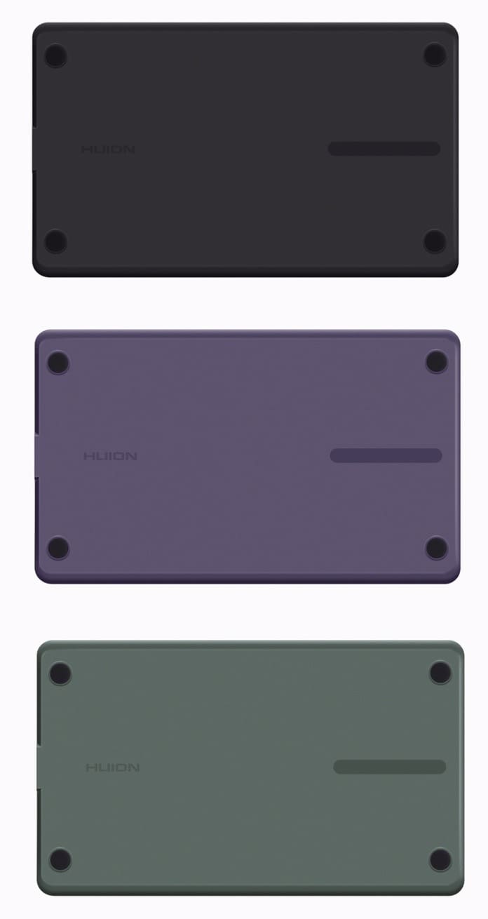 Les différentes couleurs de la tablette