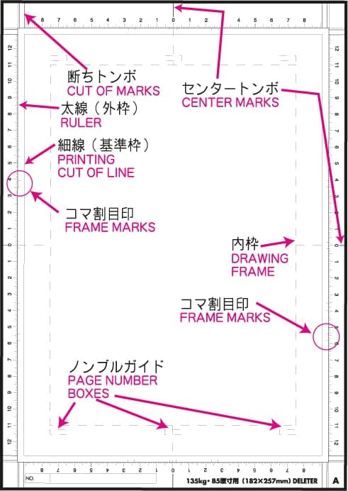 Le papier manga Deleter typamarks