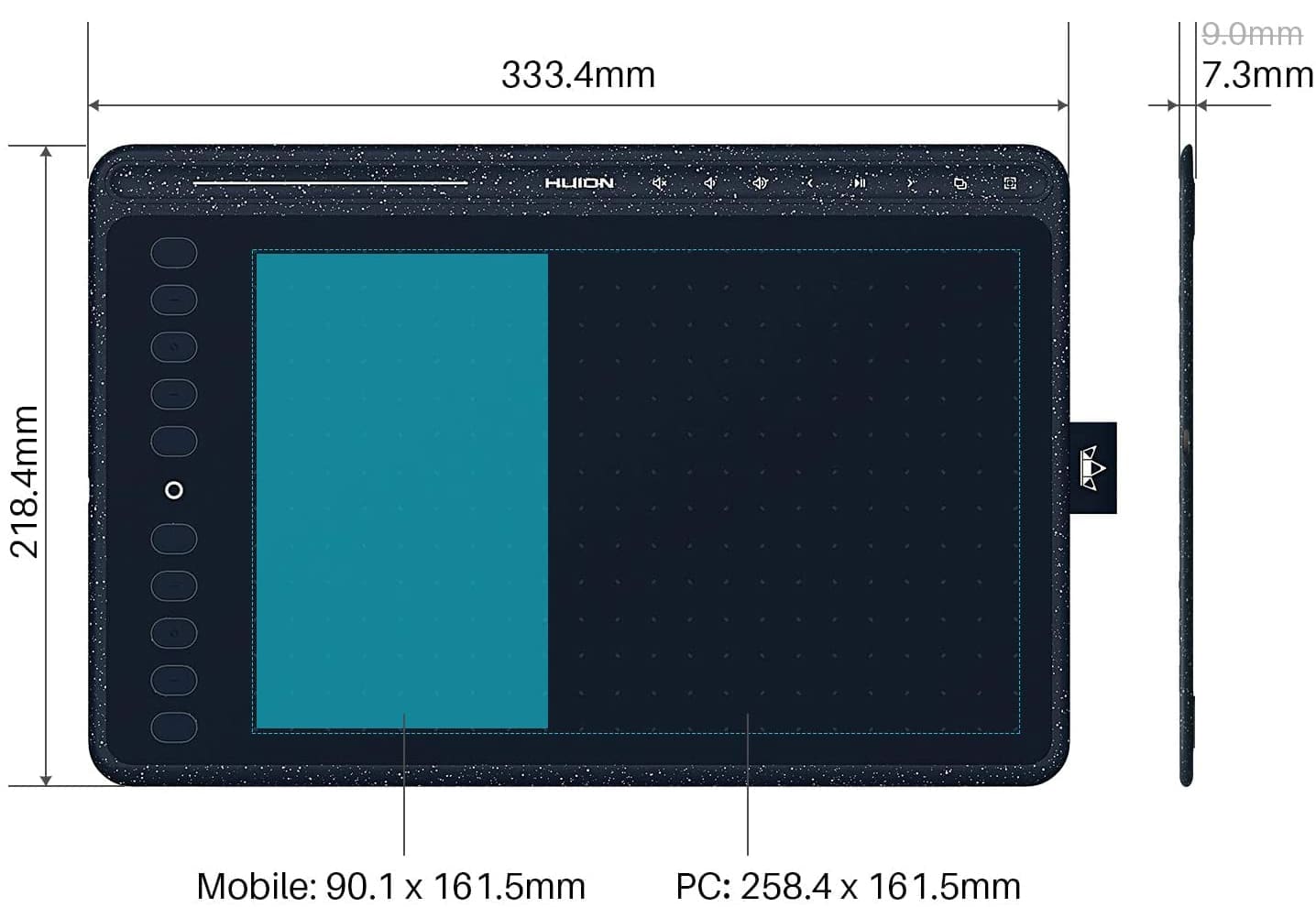 tablette graphique Huion HS611