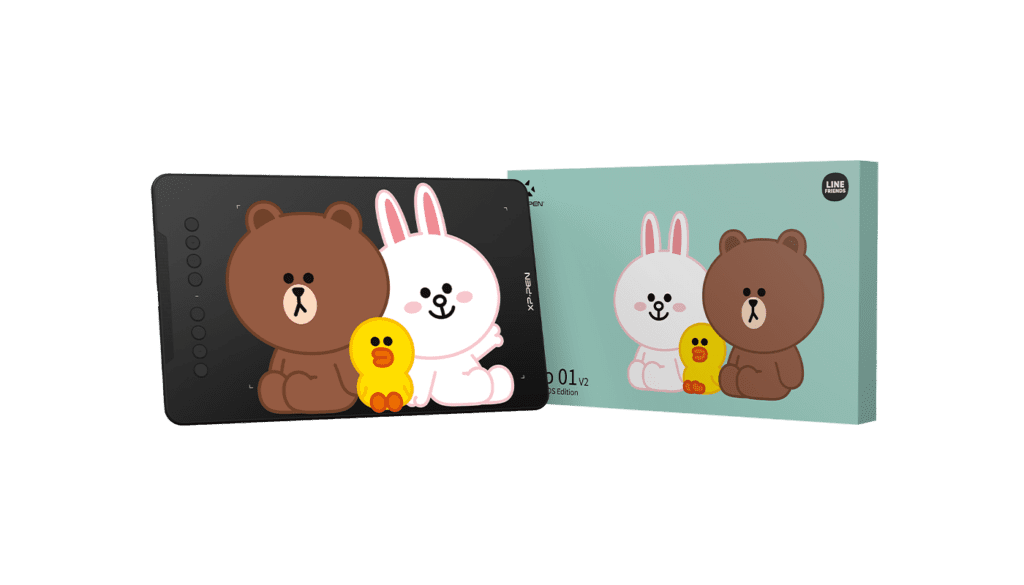 XP-PEN Deco 01 V2 Line Friends