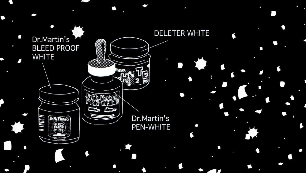 Deleter Manga Ink - White 1