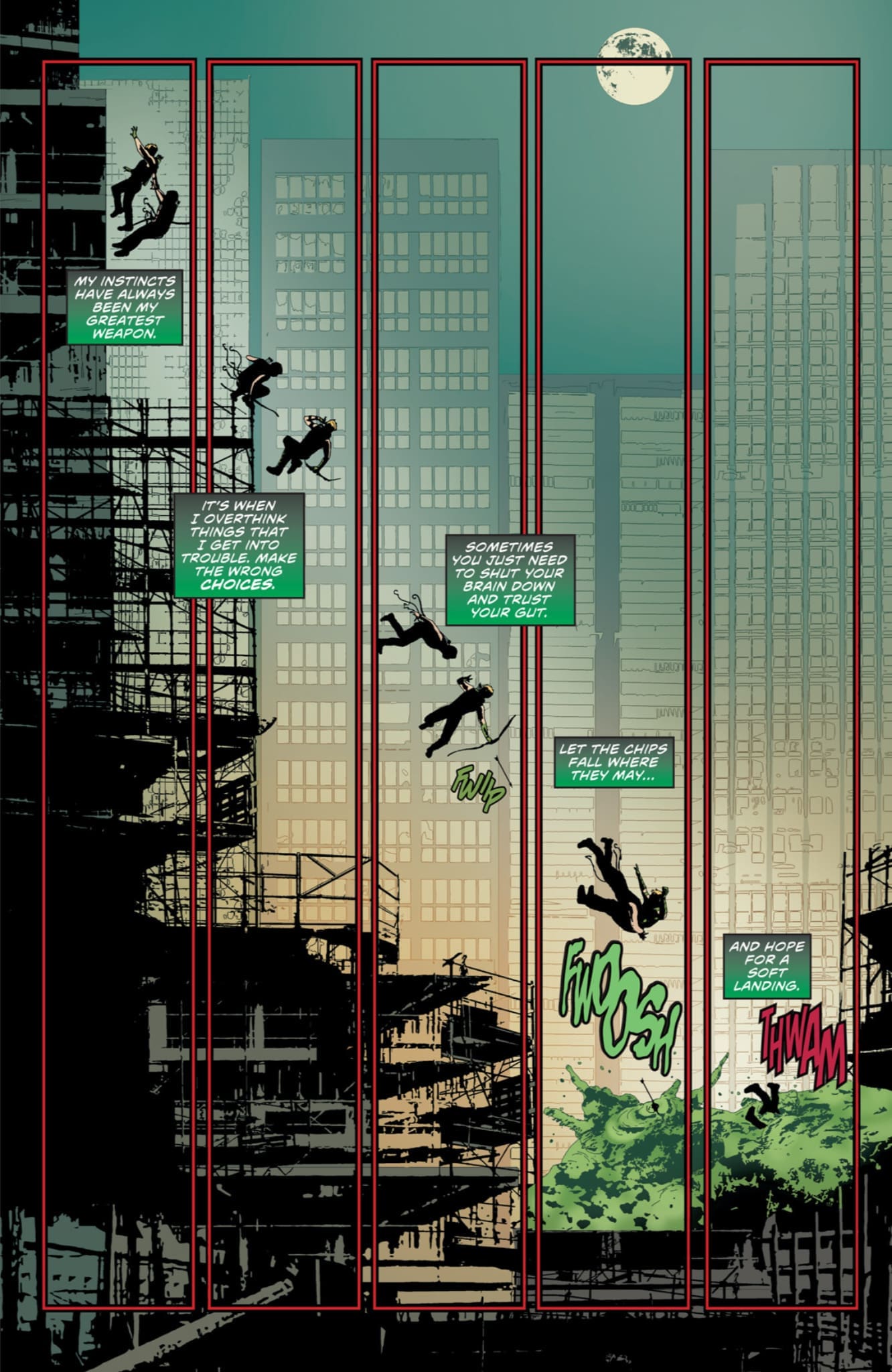 Composition : Green Arrow, Andrea Sorrentino