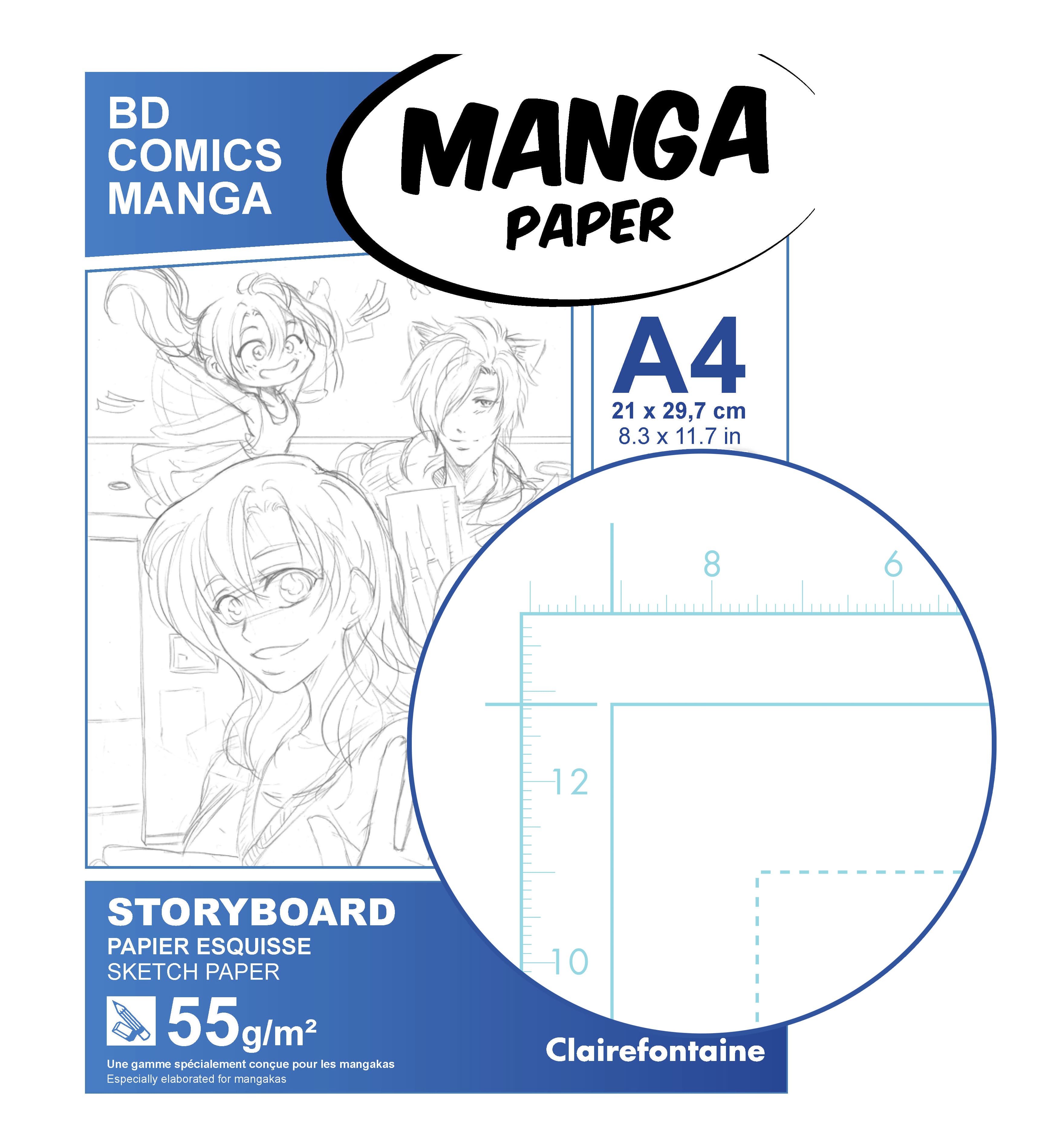clairefontaine manga paper storyboard