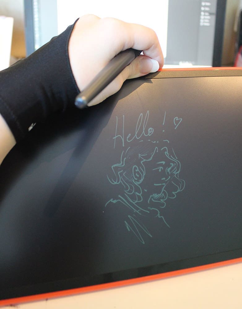 Mes premiers tests de L'écran LCD de la tablette graphique H320M de Huion