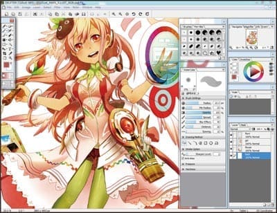 interface logiciel dessin Deleter CGIllust Neo
