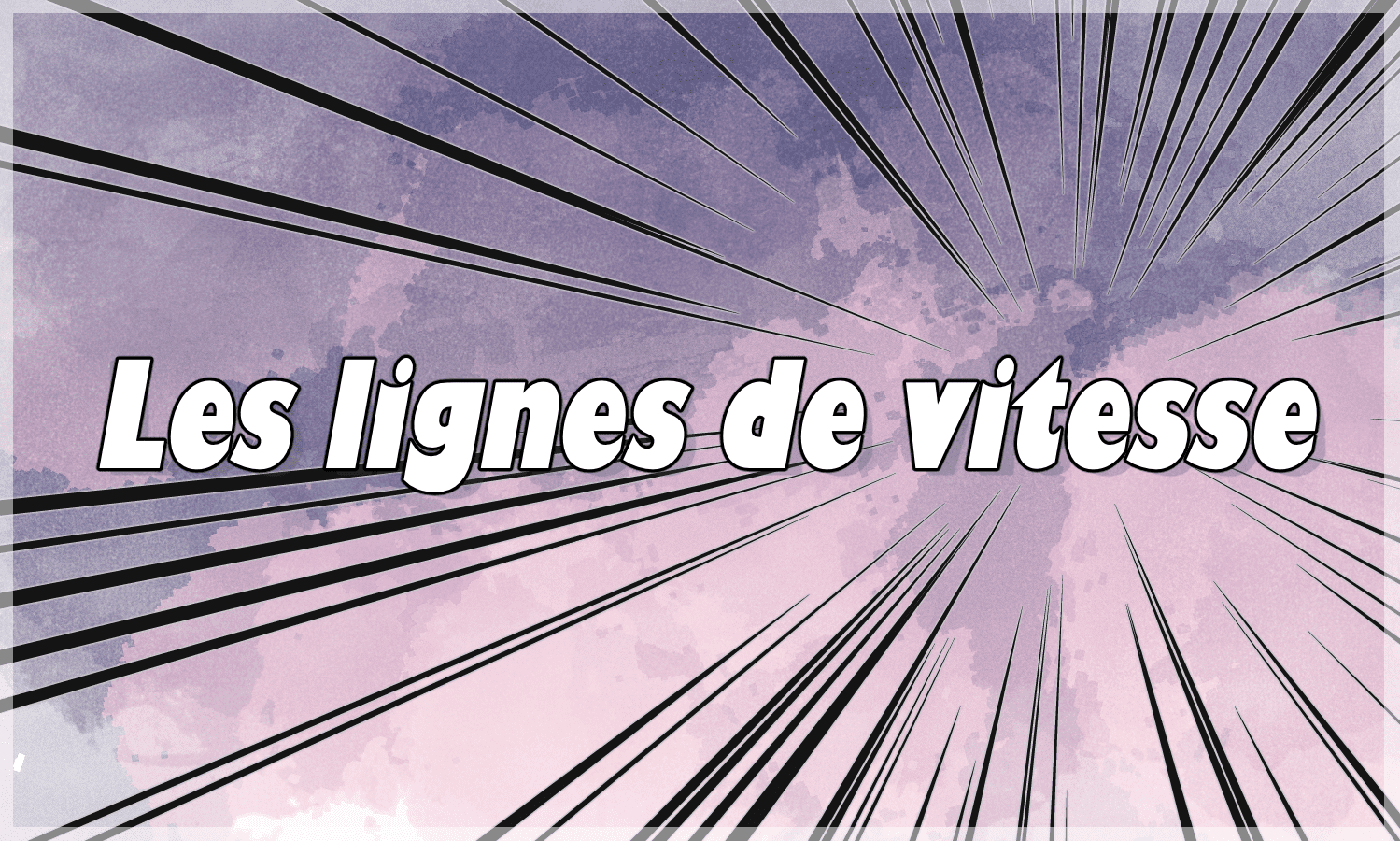 Les lignes de vitesse