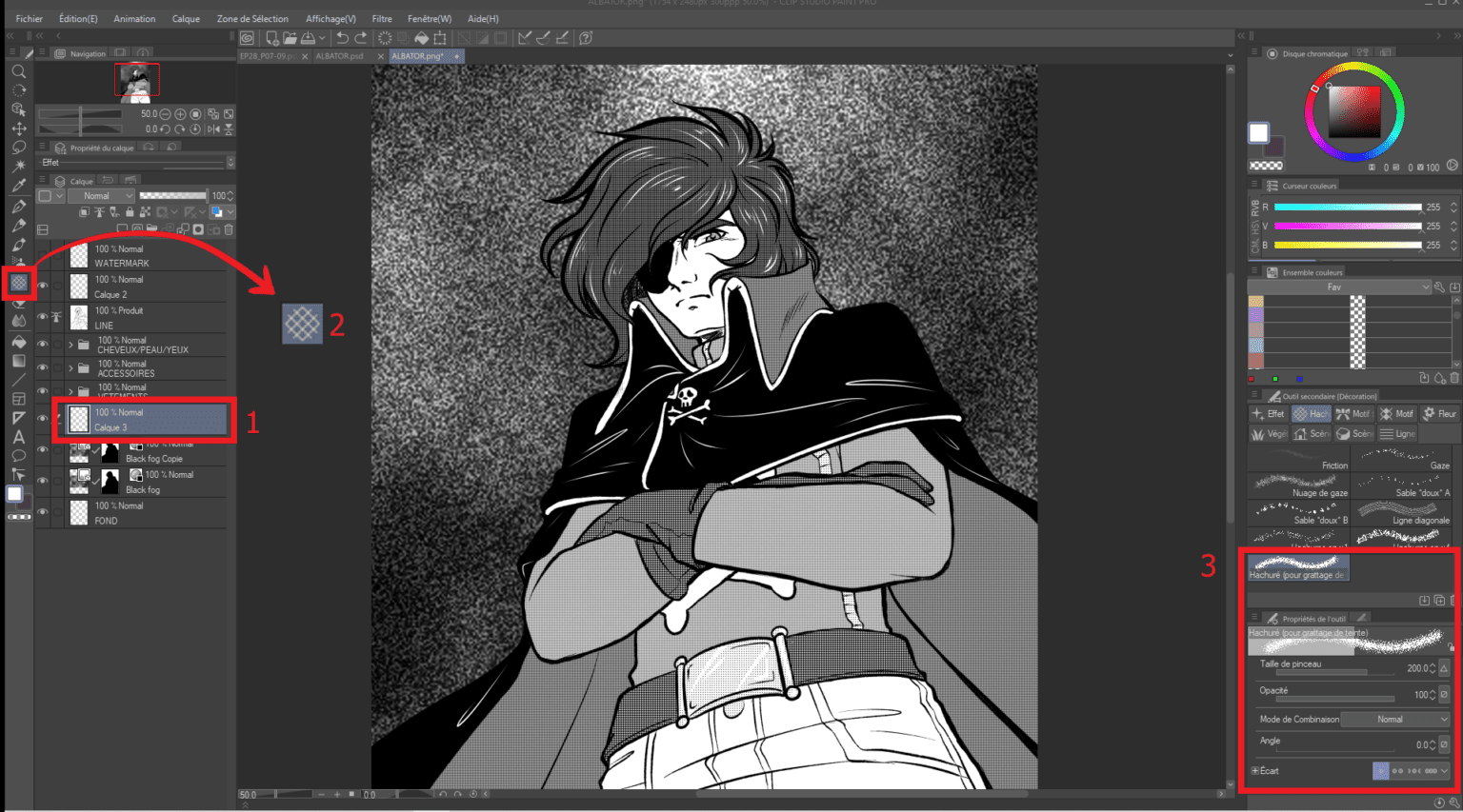 Tuto : Ajouter des trames avec CLIP STUDIO PAINT - Le Mangakoaching