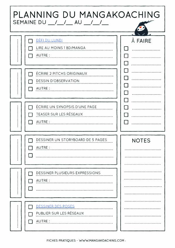 planning de mangakoaching 10