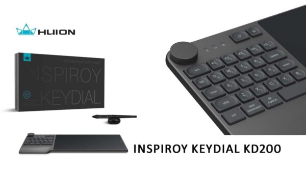 Test : La tablette HUION Inspiroy Keydial KD200