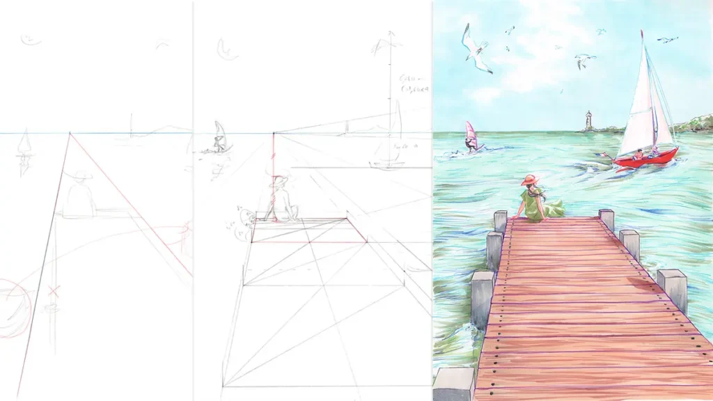 La perspective : Principes de base et dessin à 1 point de fuite