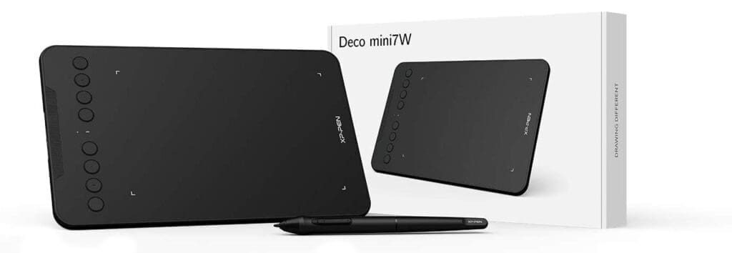 Comparatif : XP-PEN Deco mini7W VS XP-PEN Deco 03 25