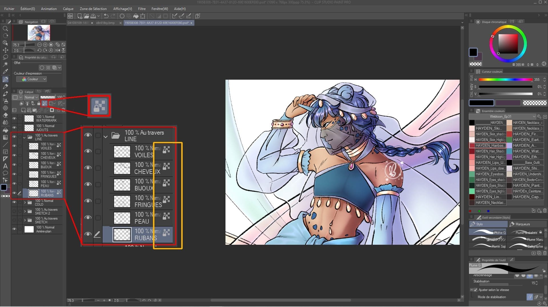 Comment ajouter des matériaux sur CLIP STUDIO PAINT 3 2