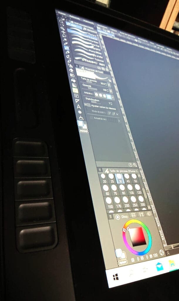 Test : La tablette HUION Kamvas 24 Pro huion kamvas 24 pro photo 16