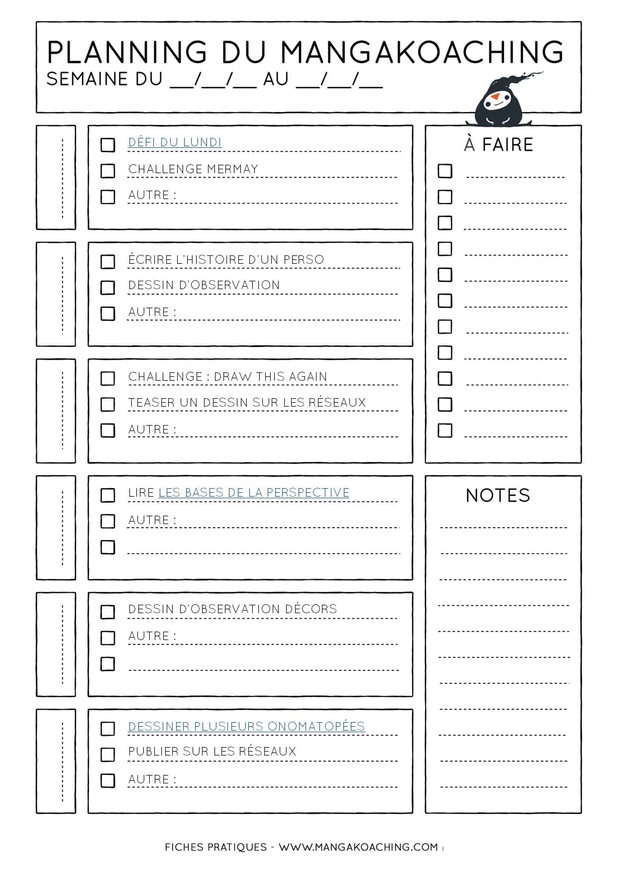 planning de coaching 18