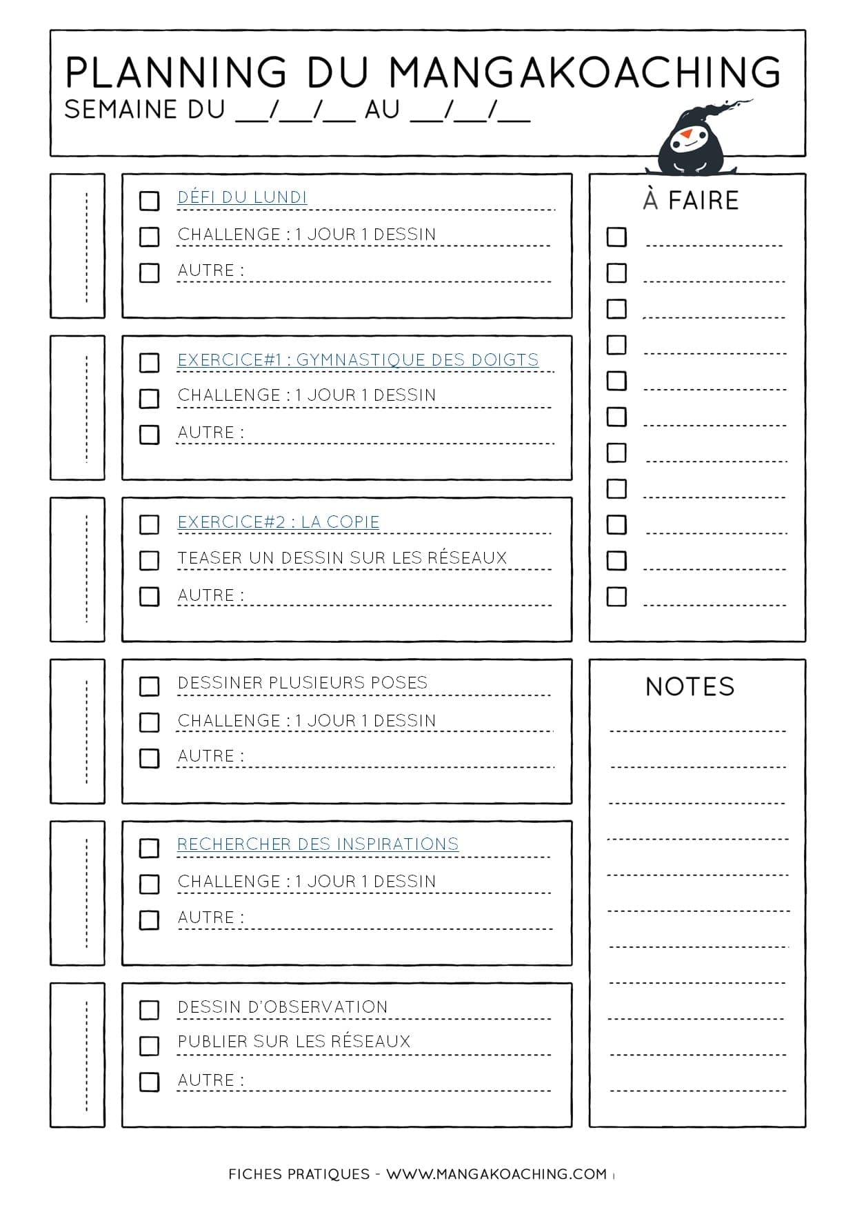 planning de coaching 23