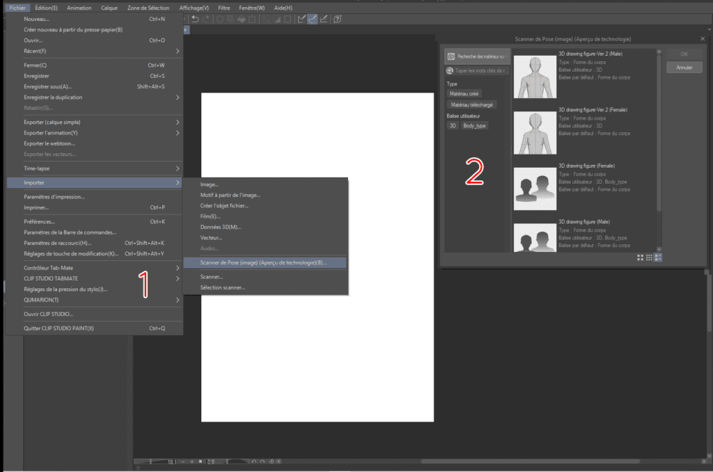 Comment Utiliser Les Mannequins 3d Sur Clip Studio Paint Le Mangakoaching