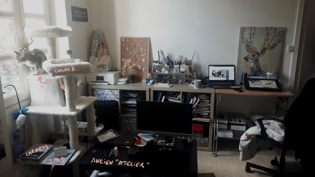 Comment ranger son atelier de dessin ATELIER 2