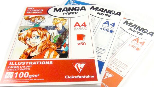 Le gamme Manga Paper par Clairefontaine