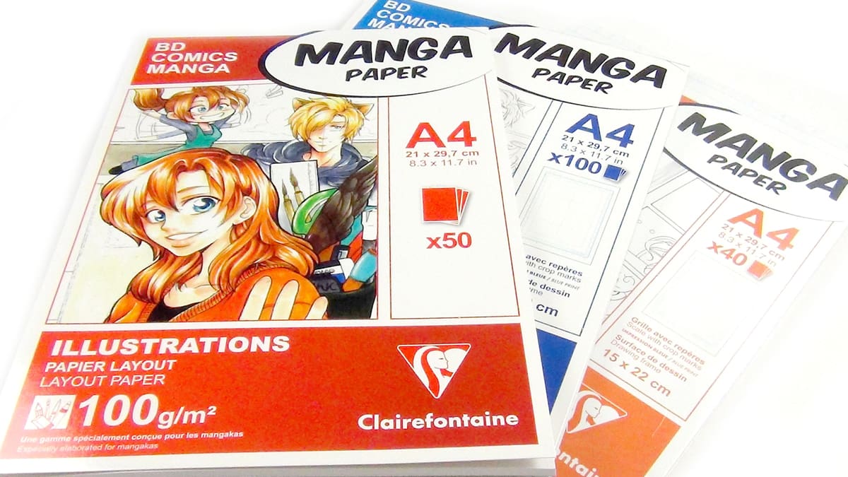 Manga Paper de Clairefontaine - Aux couleurs d'Alix