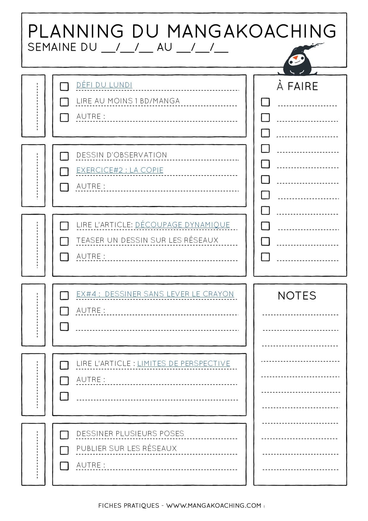 planning de coaching 24