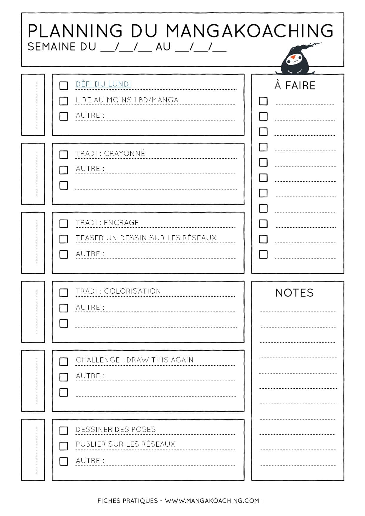 planning de mangakoaching 26