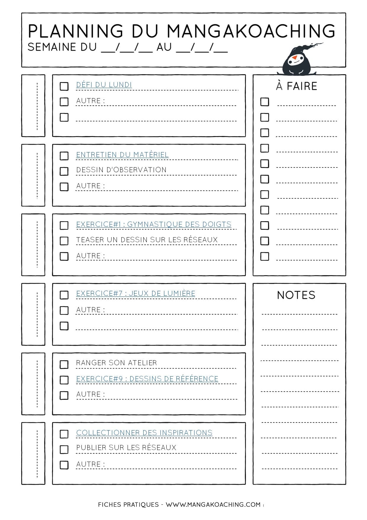 planning de mangakoaching 27