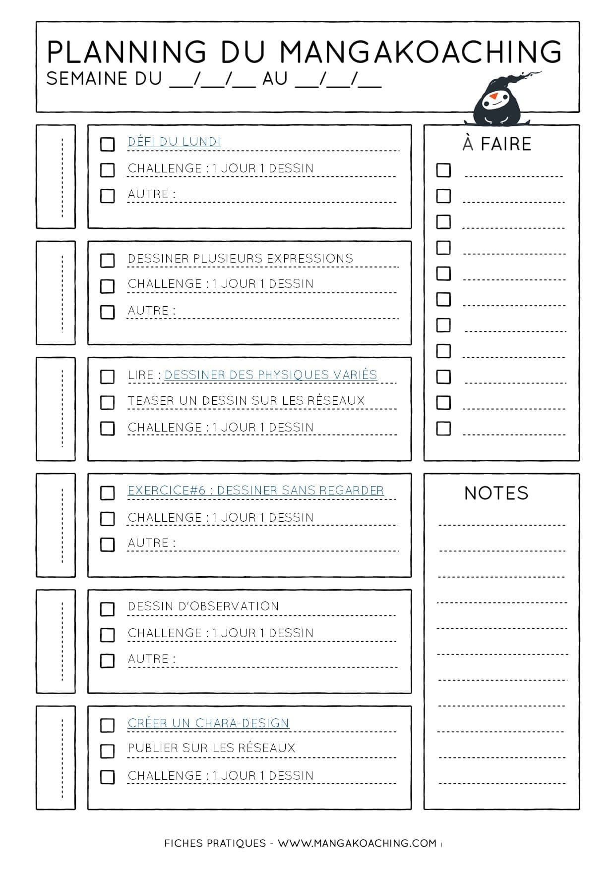 planning de mangakoaching 28