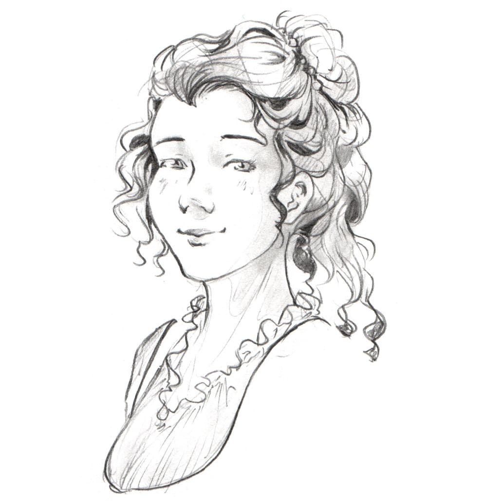 Portrait de Katelyn Holmson, un personnage de Valse à trois