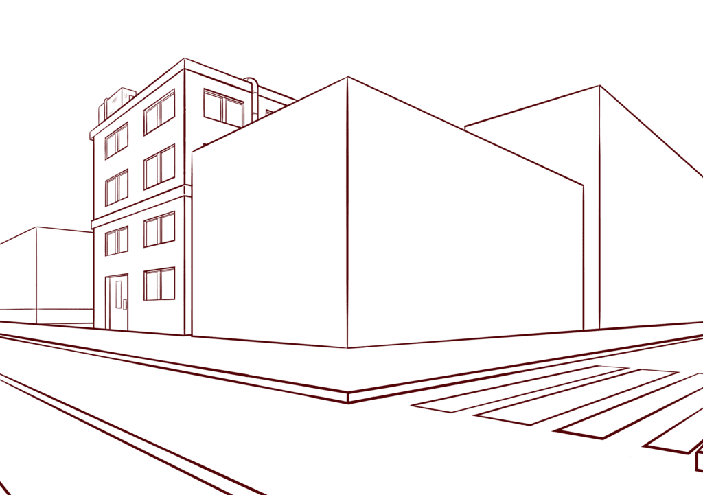 Réaliser un décor en perspective sur CLIP STUDIO PAINT (1 à 3 points de fuite) Step 2