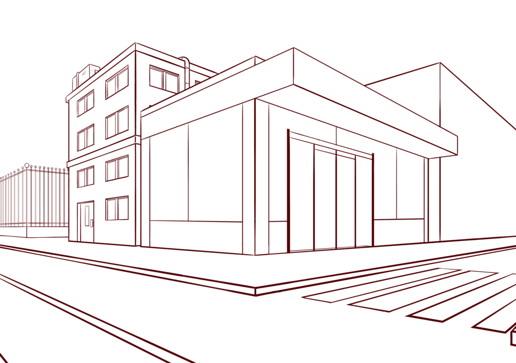 Réaliser un décor en perspective sur CLIP STUDIO PAINT (1 à 3 points de fuite) Step 4