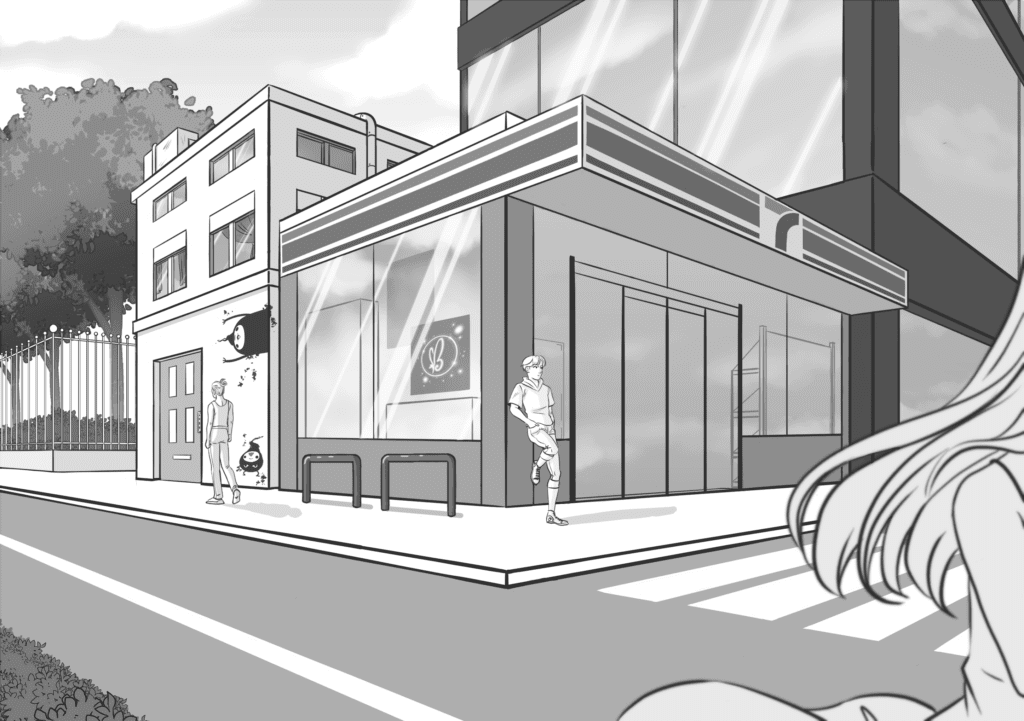 Réaliser un décor en perspective sur CLIP STUDIO PAINT (1 à 3 points de fuite) Step 7
