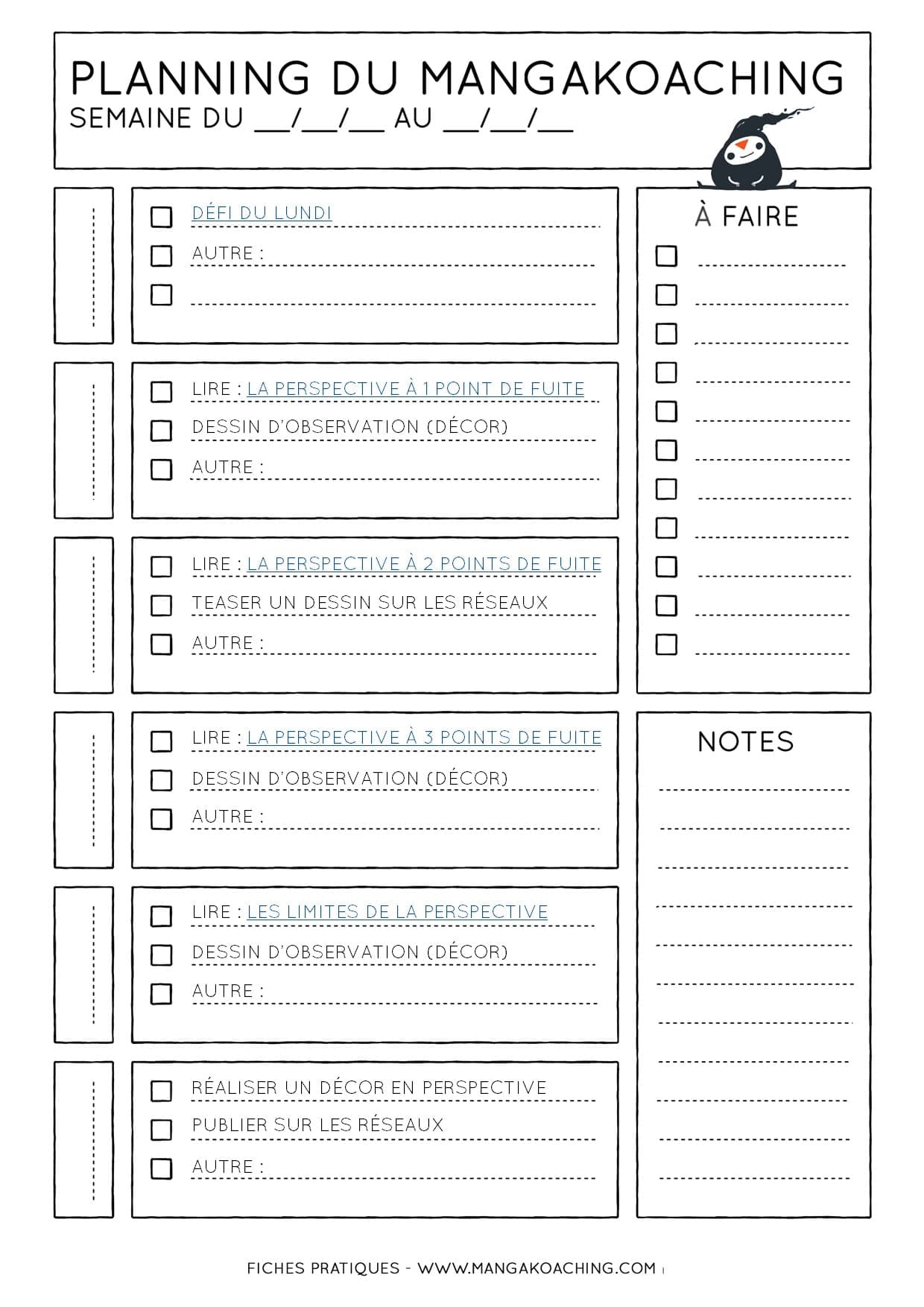 Planning du mangakoaching 35