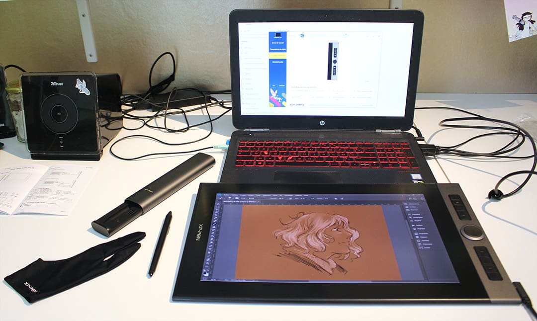 L'Artist Pro 16 de XP-Pen en action (test dessin)