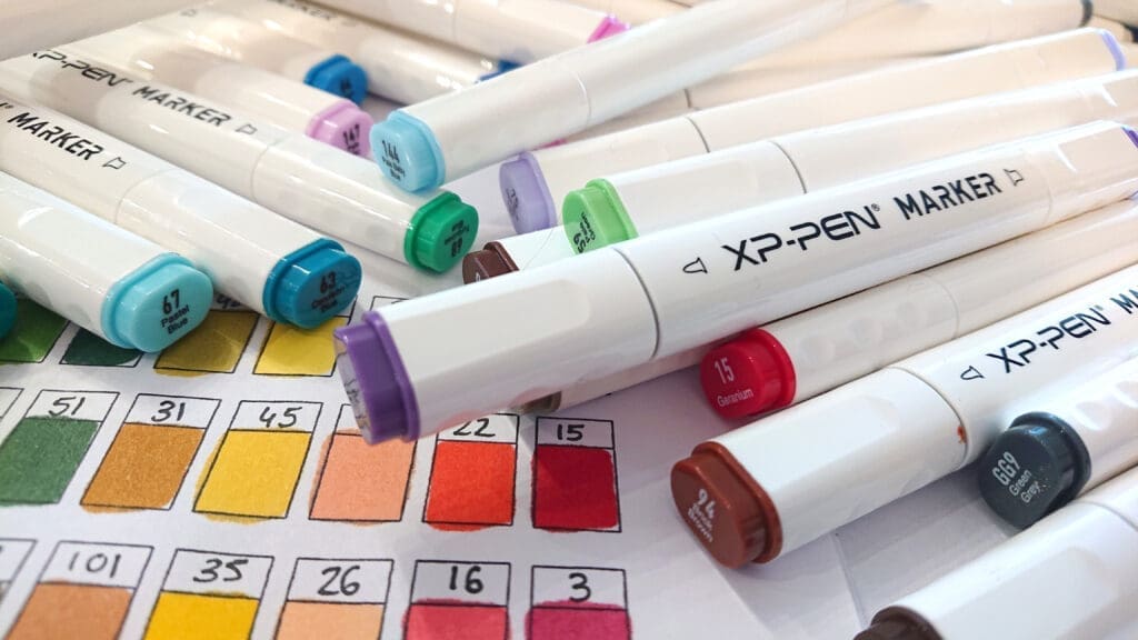 Test : Les feutres à alcool XP-PEN Marker DSC 7195