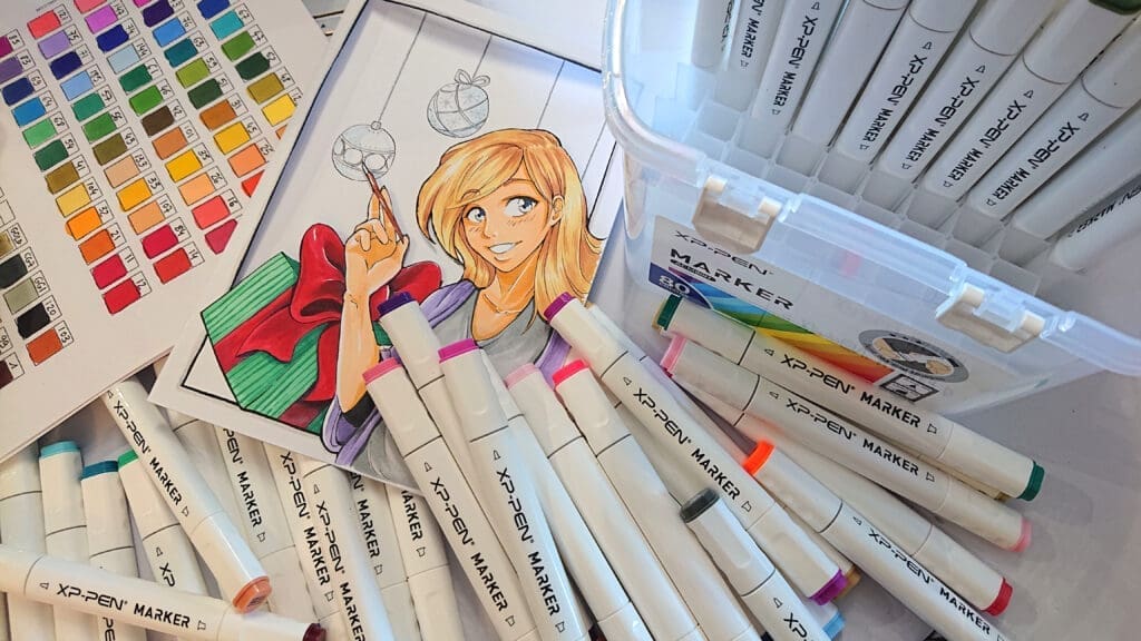 Test : Les feutres à alcool XP-PEN Marker DSC 7203