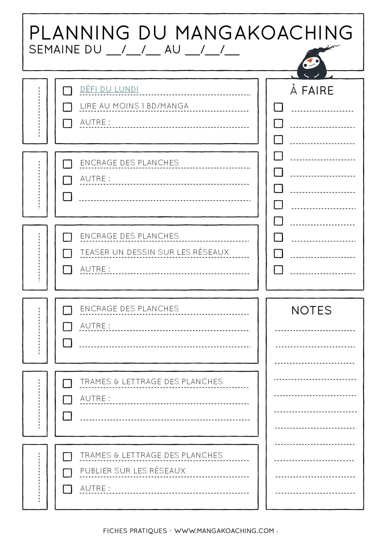 Planning de mangakoaching 48