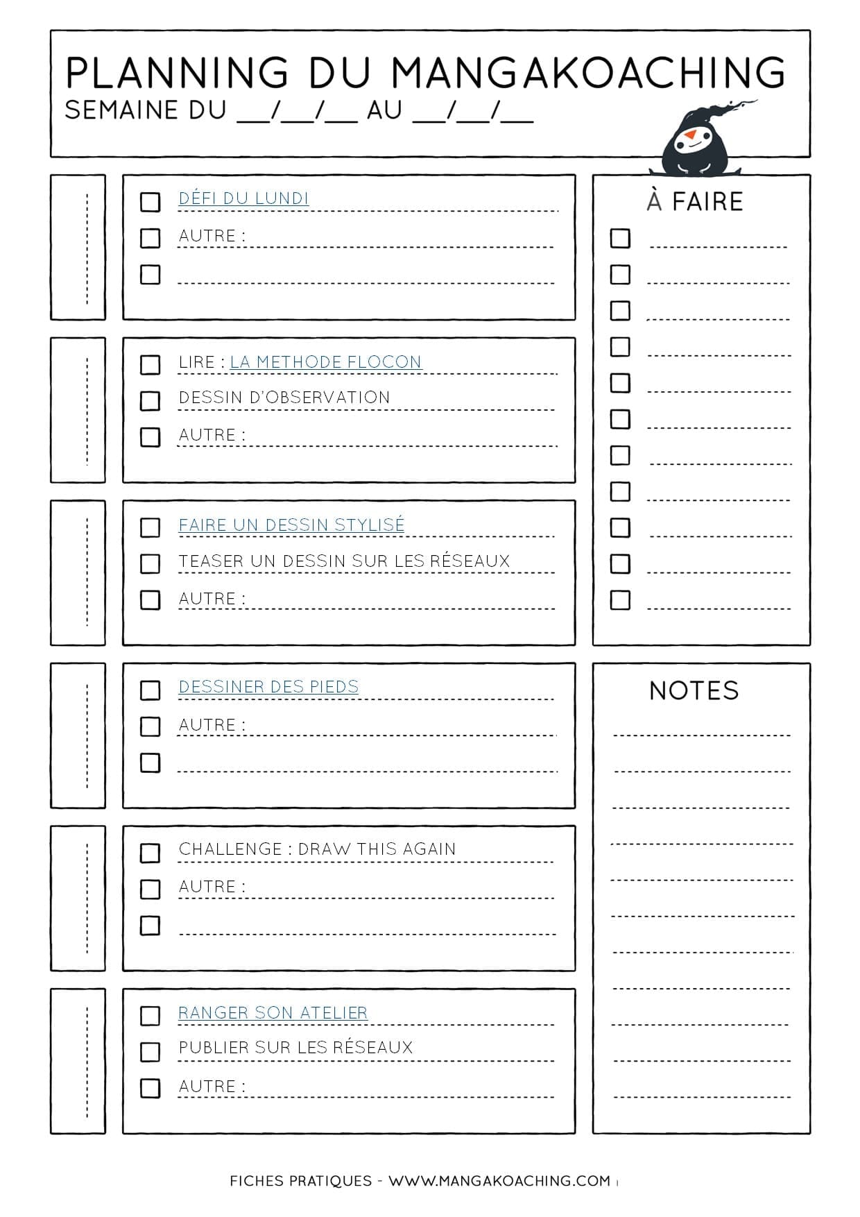 Planning de mangakoaching 58