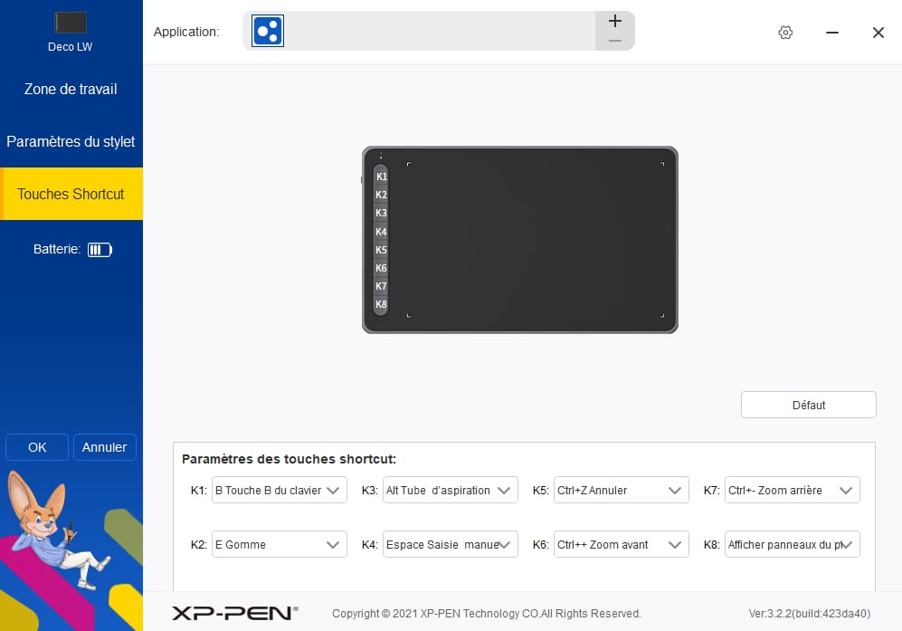 Test : La tablette XP-PEN Deco LW pilote deco lw touches
