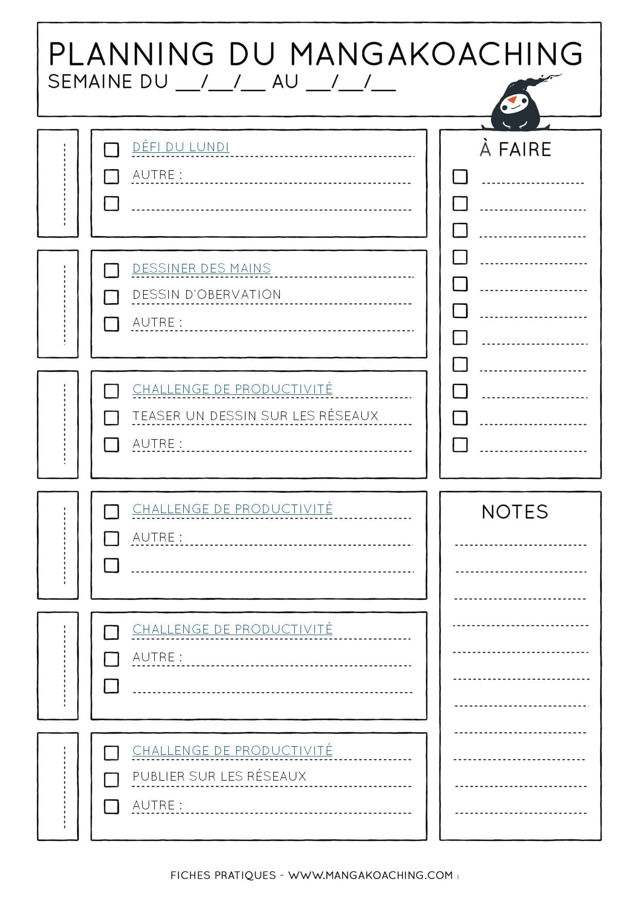 planning de coaching 56