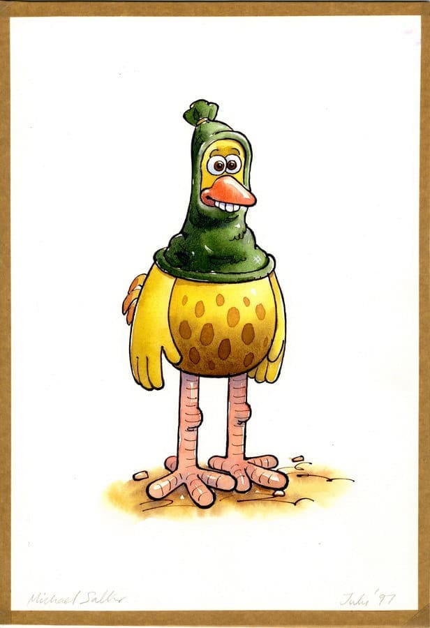 Comprendre les oiseaux pour mieux les dessiner - Dossier Animaux #4 Chicken Run Michael Salter Aardman