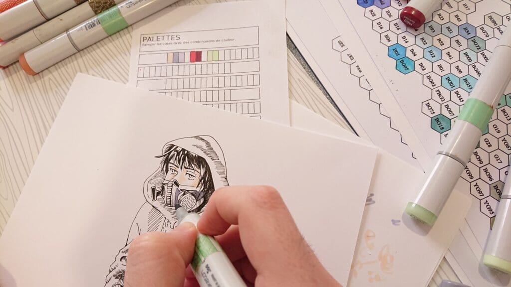 Demo #10 : Chara-design d'un héros pour une couverture de shōnen DSC 7828
