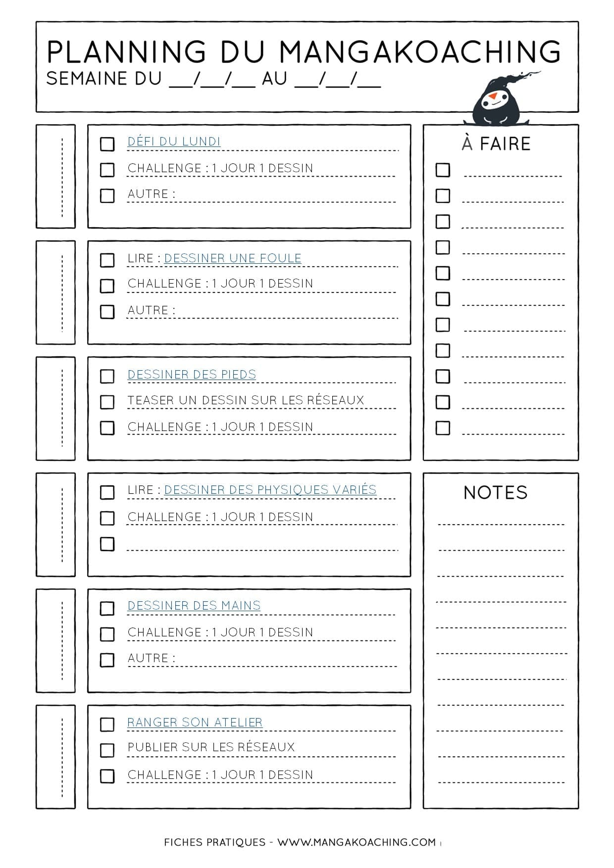 Planning de mangakoaching 64