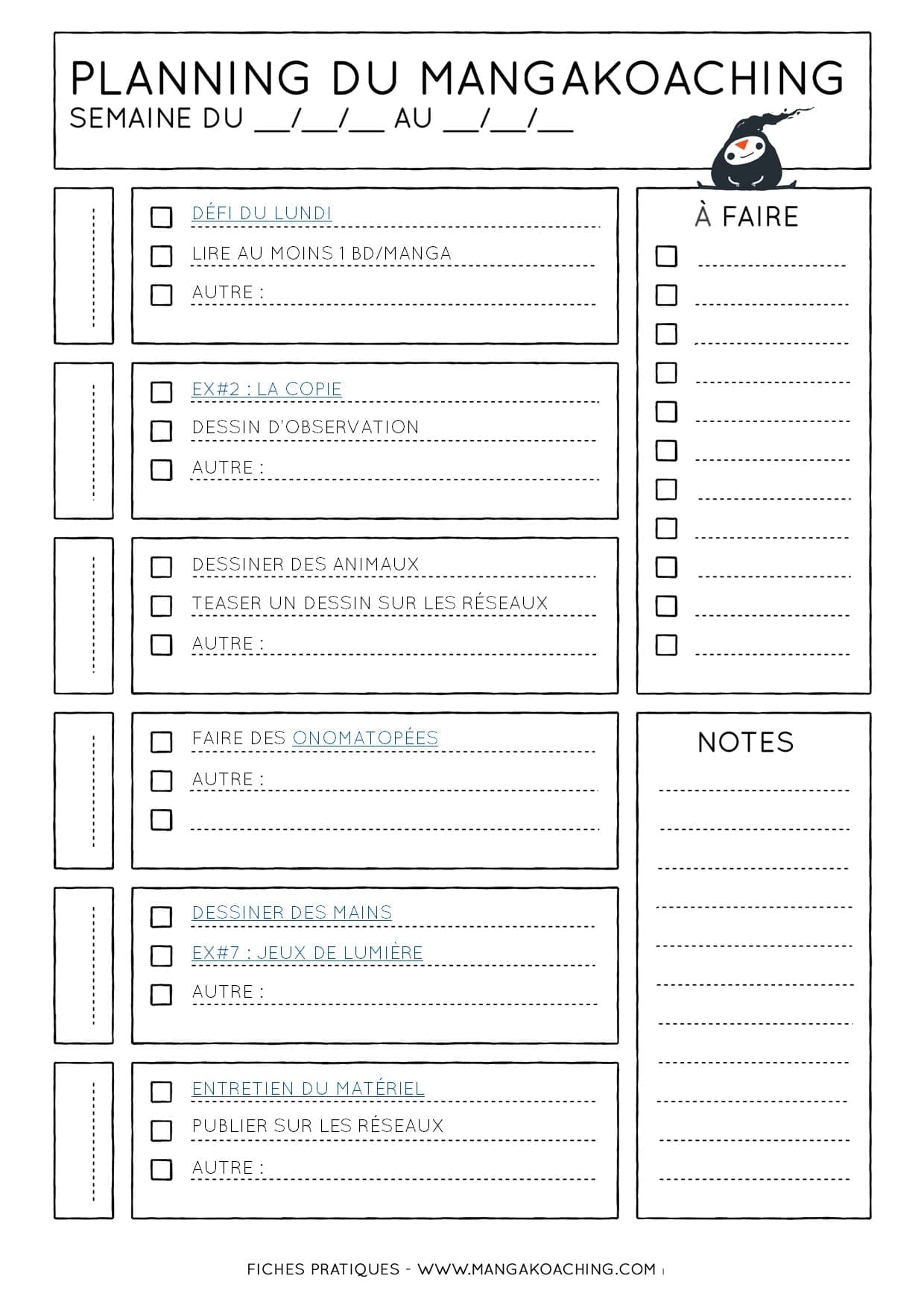 planning du mangakoaching 65